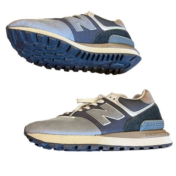Revolve New Balance 574 Legacy Grey Gray Beige U574LGG2 Causal Sneakers - Picture 15 of 15